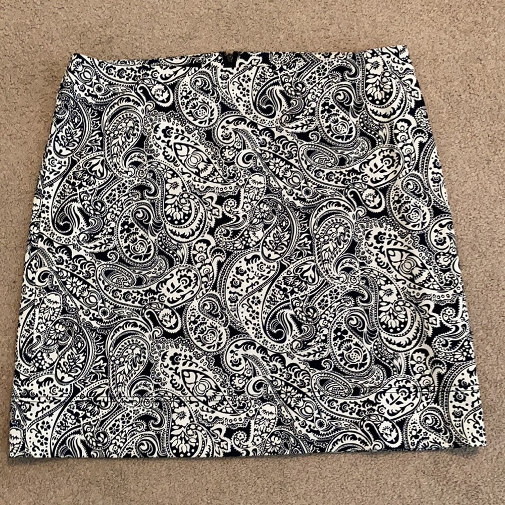 Talbots Paisley Skirt 14
